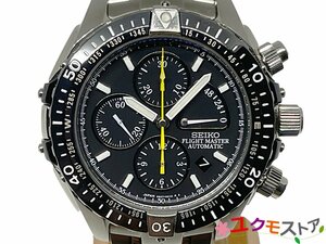 セイコー プロスペックス SEIKO PROSPEX SBDS001 6S37-0010 クロノグラフ フライトマスター メカニカル パワーリザーブ 裏スケ チタン