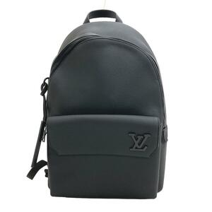 LOUIS VUITTON/ルイヴィトン ビトン M57079 LVアエログラム テイクオフ レザー リュック・デイパック ブラック メンズ ブランド