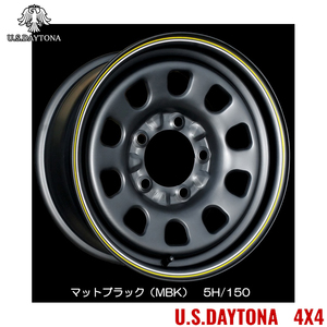 送料無料 トラストジャパン RED LINE U.S.Daytona 4x4 8J-16 +0 6H-139.7 (16インチ) 6H139.7 8J+0【1本単品 新品】