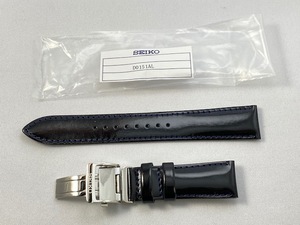 D0151AL SEIKO セイコー メカニカル 20mm 純正革ベルトバックル付 牛皮革 カーフ ブラック SARB065/6R15-01S1用 ネコポス送料無料