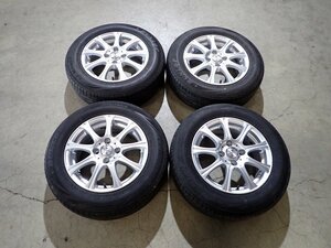 YS1638【送料無料175/70R14】ヤリス フィットなどにも 国産タイヤセット 中古夏タイヤセット●14×5.5J 100/4H ET42●