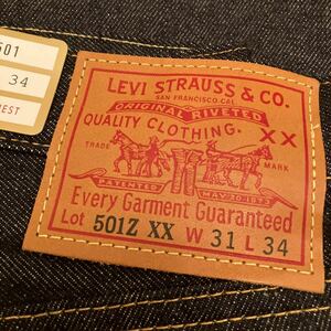 501ZXX LVC 50154-0090 W31 トルコ製　1954年復刻版　BIG E ジッパーモデル 赤耳仕上げVINTAGE 501xx