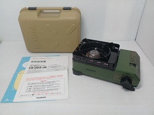 Iwatani イワタニ カセットフー たふまるジュニア CB-ODX-JR オリーブ 2020年製 カセットコンロ【中古品】 ○YR-51550○