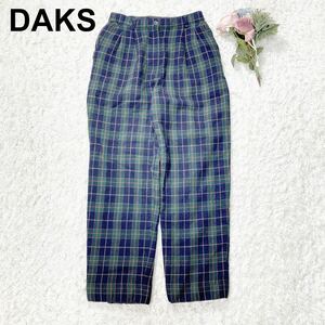 DAKS ダックス ゴルフ パンツ チェック L レディース B12430-103