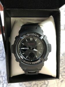 【中古美品】値下げ！カシオG-SHOCK 電波ソーラー CASIO 5230＊JA ブラック　タフソーラー 箱&説明書付き