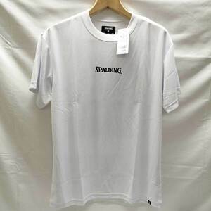 【中古・未使用品】スポルディング プラシャツ Tシャツ タイダイ ベルベット M ホワイト SMT210150 メンズ SPALDING