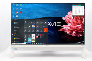 中古美品 フルHD 23.8インチ液晶一体型地デジ NEC Lavie PC-DA700KAW Windows11/ 八世代 i7-8550u/ 8GB/ 1TB-HDD/ カメラ/ 無線/ Office付