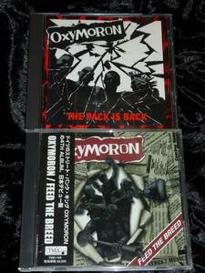 Oxymoron / The Pack is Back + Feed the Breed = CDセット(ストリートパンク,ドイツ,street punk,oi,germany)