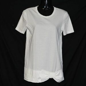★PRADA★プラダ★人気の白、可愛い大きなリボン付きのお洒落な半袖Tシャツ　XS