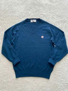 KITSUNE スコットランド製カシミヤセーター sizeM カシミアセーター ブルー　青　キツネ メゾン MAISON