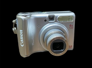 S-7◆Canon PC1184 動作確認済 Power Shot A530 コンパクトデジタルカメラ 単3電池 デジカメ キヤノン パワーショット コンデジ