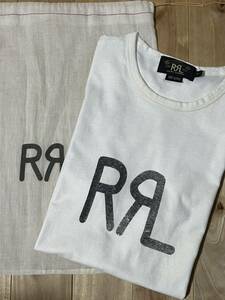 【希少】ダブルアールエル表参道限定バックプリント入りロゴTシャツ XSサイズ RRL Polo Ralph Lauren ラルフローレン 