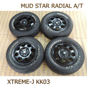 MudStar Radial A/T 175/65R14 ＆ XTREME-J KK03 4本セット 引取歓迎！ 軽自動車.Used