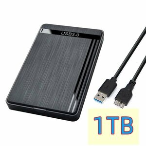 E064　1TB USB3.0 外付け HDD TV録画対応