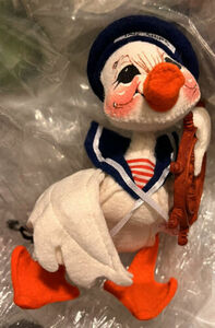 Annalee Mobilitee Dolls 1994 Sailor Duck 5" Wired Doll 海外 即決