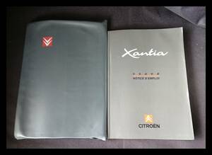 シトロエン　XANTIA　取扱説明書 取扱書 取説 マニュアル　平成11年　1999年　 W-3621