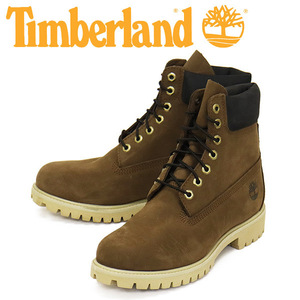 Timberland (ティンバーランド) A62KN 6in PREM WP BT 6インチプレミアムウォータープルーフブーツ Dark Brown TB463 US8.5-約26.5cm