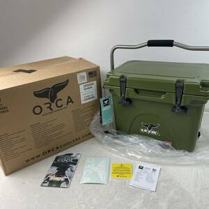 1円　未使用品　　ORCAオルカ　クーラーボックス　20qt グリーン