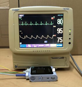 フクダ電子 １人用セントラルモニタ 送信機 酸素飽和度 spo2 心電図 ネルコア パルスオキシメータ 医療 病院 動物 生体 情報 患者 日本光電