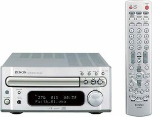 Denon CDレシーバー シルバー RCD-M33-S(中古品)