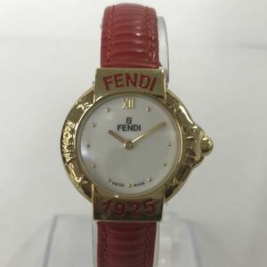 H274-I58-1402◎ FENDI フェンディ 腕時計 430L 007-601 レディース クオーツ 不動 1925 ホワイト文字盤 ※箱付き