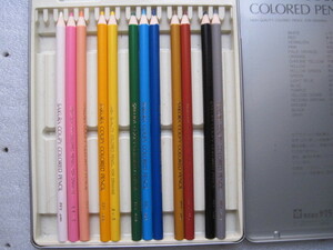 【色鉛筆】＊ジャンク＊『SAKURA COUPY COLORED PENCIL 18』／12本(6本欠品）