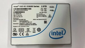 Intel SSD DC D3600 Series 2TB SSDPD2ME020T4 2.5 NVMe/PCIe SSD 2.0T★送料無料★中古★