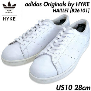 稀少■adidas Originals by HYKE (アディダス オリジナルス バイ ハイク) HAILLET ハイレット 白ホワイト US10 28㎝ [B26101] スタンスミス