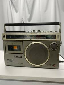 ★ SONY ソニー　スタジオシリーズ CF-1980 FM/AMラジオカセットコーダー FMラジオ受信OK 通電OK 使用感あり