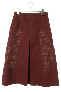 トーガプルラ TOGAPULLA TP81-FG219 サイズ:38 エンブロイダリー刺繍スカート 中古 BS99