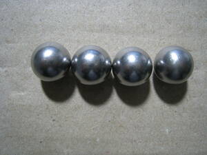 鉄球4球セット　直径約13㎜×4　重量約10ｇ/1個　総重量約40ｇ　管理番号MC-47