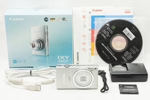 【適格請求書発行】美品 Canon キヤノン IXY 430F コンパクトデジタルカメラ シルバー 元箱付【アルプスカメラ】240324c