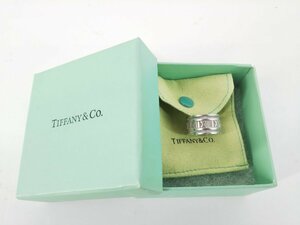 ティファニー 1995 エレメントリング 10 指輪 10号 SV アクセサリー ロゴ レディース シルバー TIFFANY&Co. ジュエリー