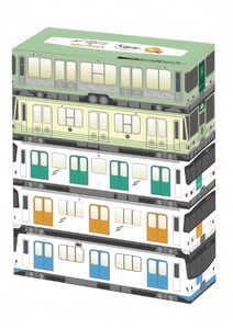 新品　セイコーマート限定 札幌市営地下鉄　50周年記念限定　ティッシュ 5箱パック　★バラ売りも可能です。質問欄からご相談ください★