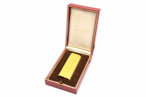Cartier カルティエ オーバル ゴールドカラー L.OR.GALVA 20 MG ガスライター 喫煙具 箱 20795423