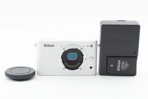 [美品] Nikon ニコン Nikon 1 J1 ミラーレス デジタルカメラ 白 ホワイト 即決送料無料/#2015042A