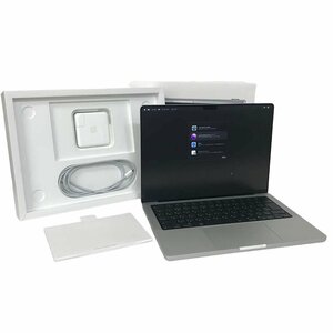 23-1506 【極美品/ほぼ未使用品/初期化済】 アップル A2442 Macbook pro 14インチ 512GB メモリ16GB ノートパソコン 電子機器