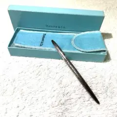 TIFFANY&Co. ティファニー　ボールペン　シルバー　箱付き