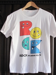 ROCK IN JAPAN FESTIVAL Tシャツ ロッキン ロックインジャパン フェス ロック ロゴT ミュージック ユニセックス