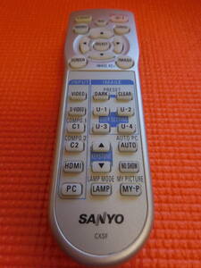 ★【中古良品】ＳＡＮＹＯ ＣＸＳＦ ＰＬＶＺ３用交換リモコン★