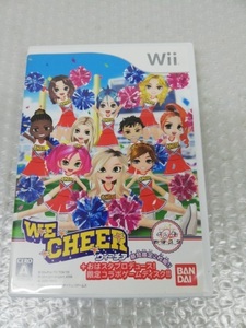 Wii21-340 任天堂 ニンテンドー Wii WE CHEER ウィー チア おはスタディスク同梱 バンダイ レトロ ゲーム ソフトK23235