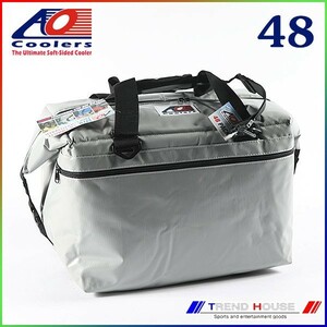 AO Coolers 48PACK VINYL SILVER / AOクーラーズ ビニールソフトクーラー 48パックシルバー