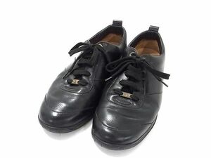 1円 LOUIS VUITTON ルイヴィトン レザー スニーカー 表記サイズ 7 1/2(約26cm) 靴 シューズ メンズ ブラック系 CC2484