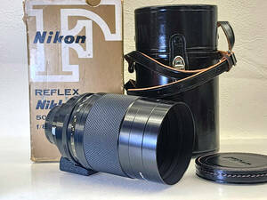 ★ R60328　Nikon ニコン　Reflex-NIKKOR　500mm　F8　ケース・箱・説明書付き ★