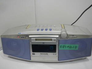 E 183 * Panasonic　ラジカセ　ラヂオOK CD読み込みエラートレイ出ない　MDテストなし