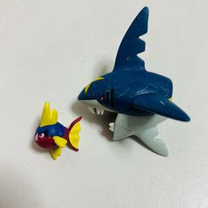 【中古品】立体ポケモン図鑑 キバニア サメハダー セット ポケットモンスター フィギュア 希少 レア