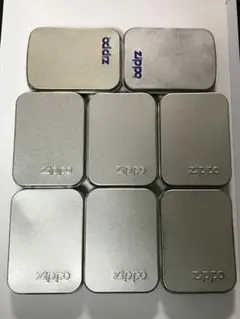 送料無料 zippo 空き箱 缶ケース 8点