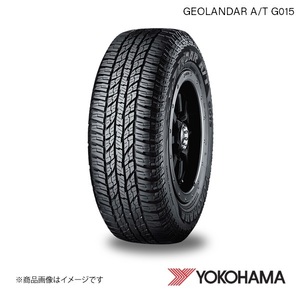 225/60R17 1本 ヨコハマタイヤ GEOLANDAR A/T G015 SUV用 タイヤ アウトラインホワイトレター T OWL YOKOHAMA R6211