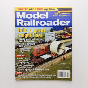 【鉄道 洋書】Model Railraoder　Build a great freight fleet　2008.Jul　＜ゆうメール＞