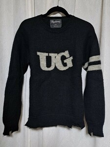 HYSTERIC GLAMOUR （ヒステリックグラマー） 長袖　セーター　ブラック　フリーサイズ　USED